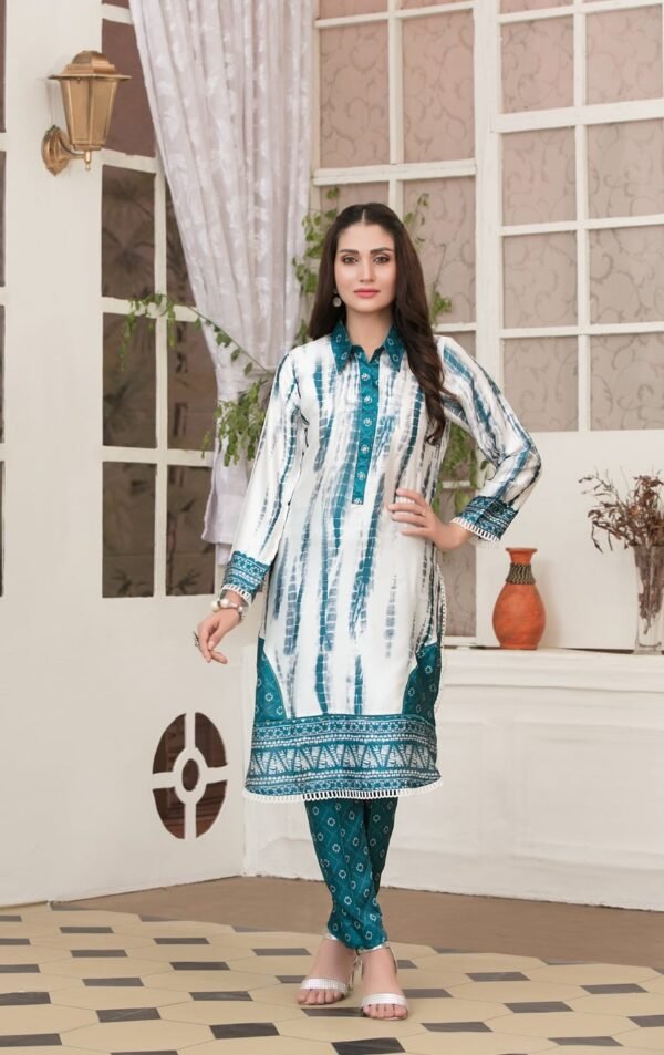 Tawakkal 2 Piece Tie & Dye Unstitch Suit