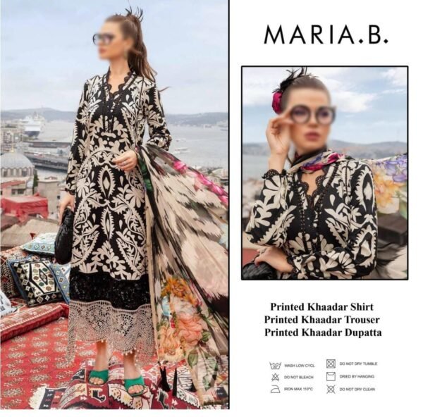 Mariab Winter Khaddar 3 Piece Suit