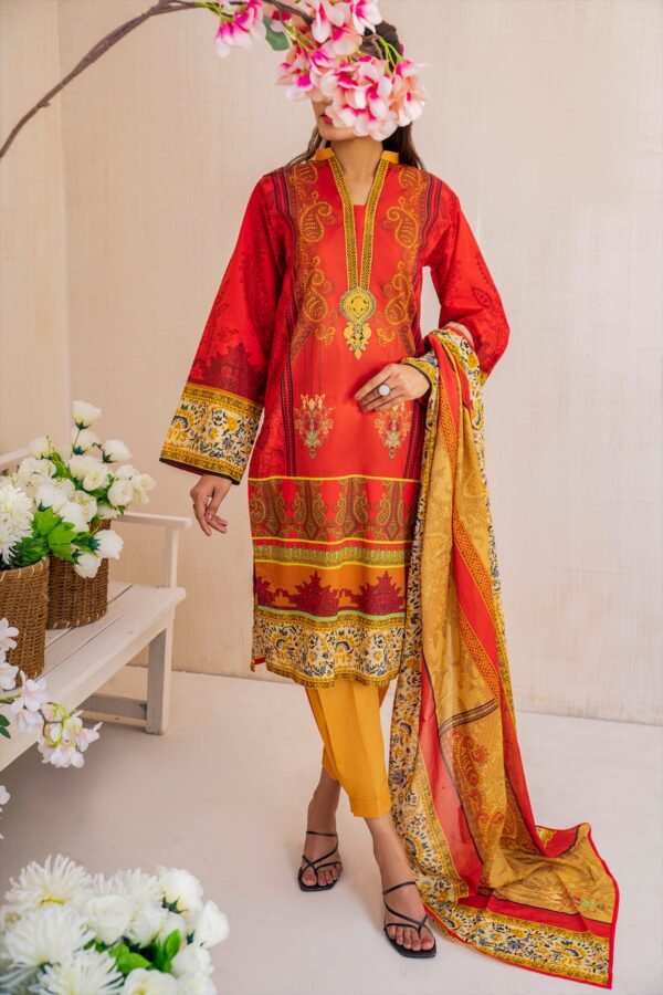 ULEAH - Lawn Unstitched 3PC
